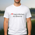 T-shirt I love saint-michel-en-brenne