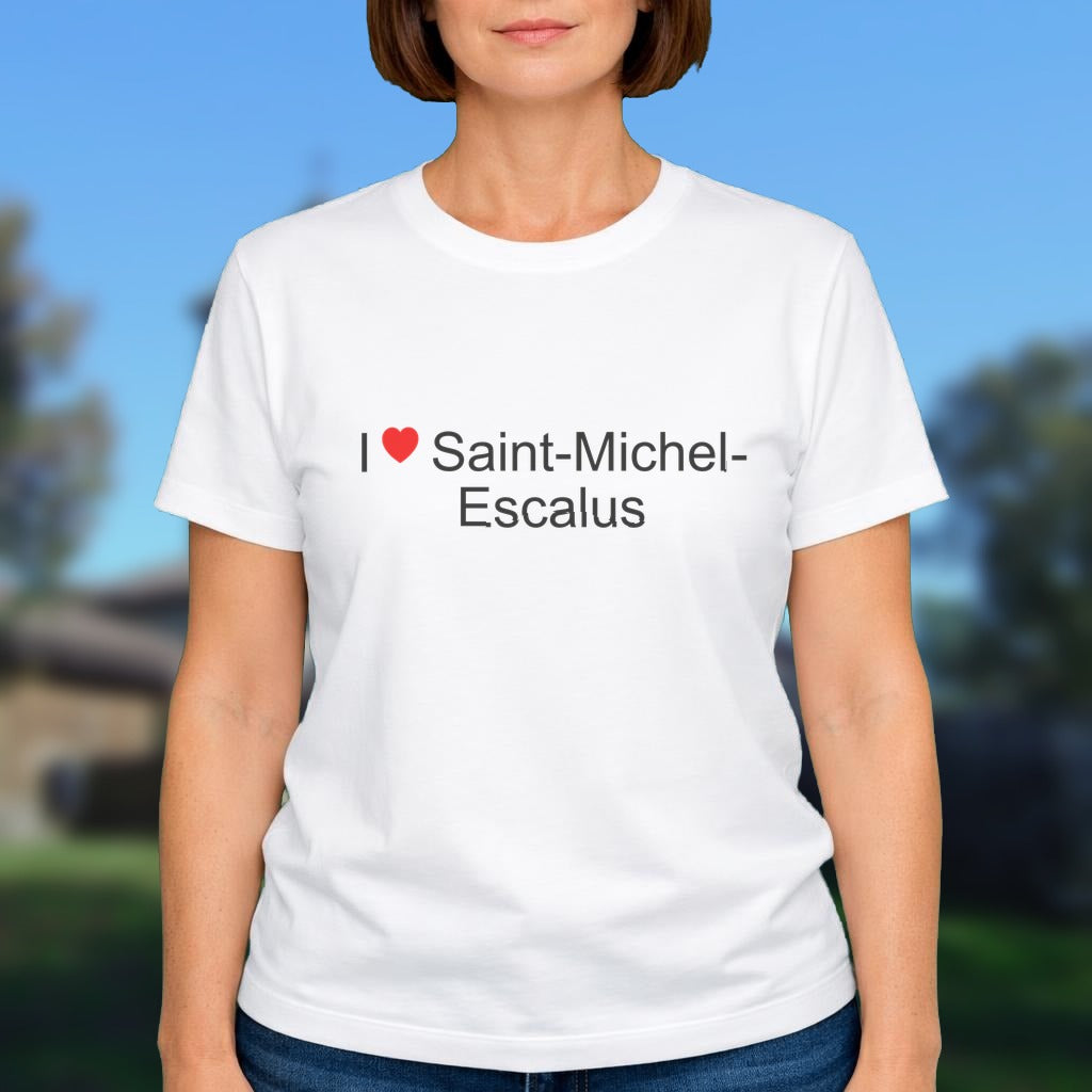 T-shirt I love saint-michel-escalus