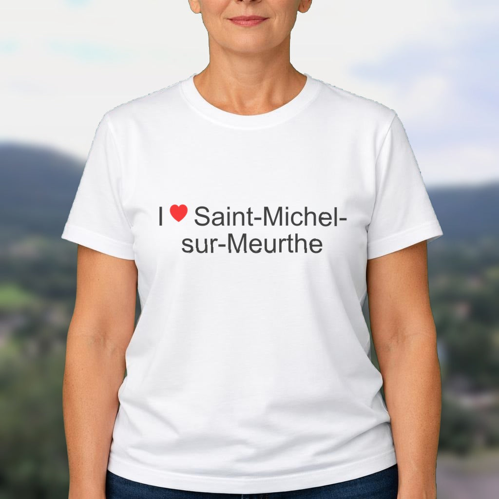T-shirt I love saint-michel-sur-meurthe