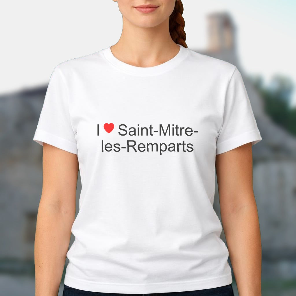 T-shirt I love saint-mitre-les-remparts