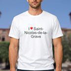 T-shirt I love saint-nicolas-de-la-grave