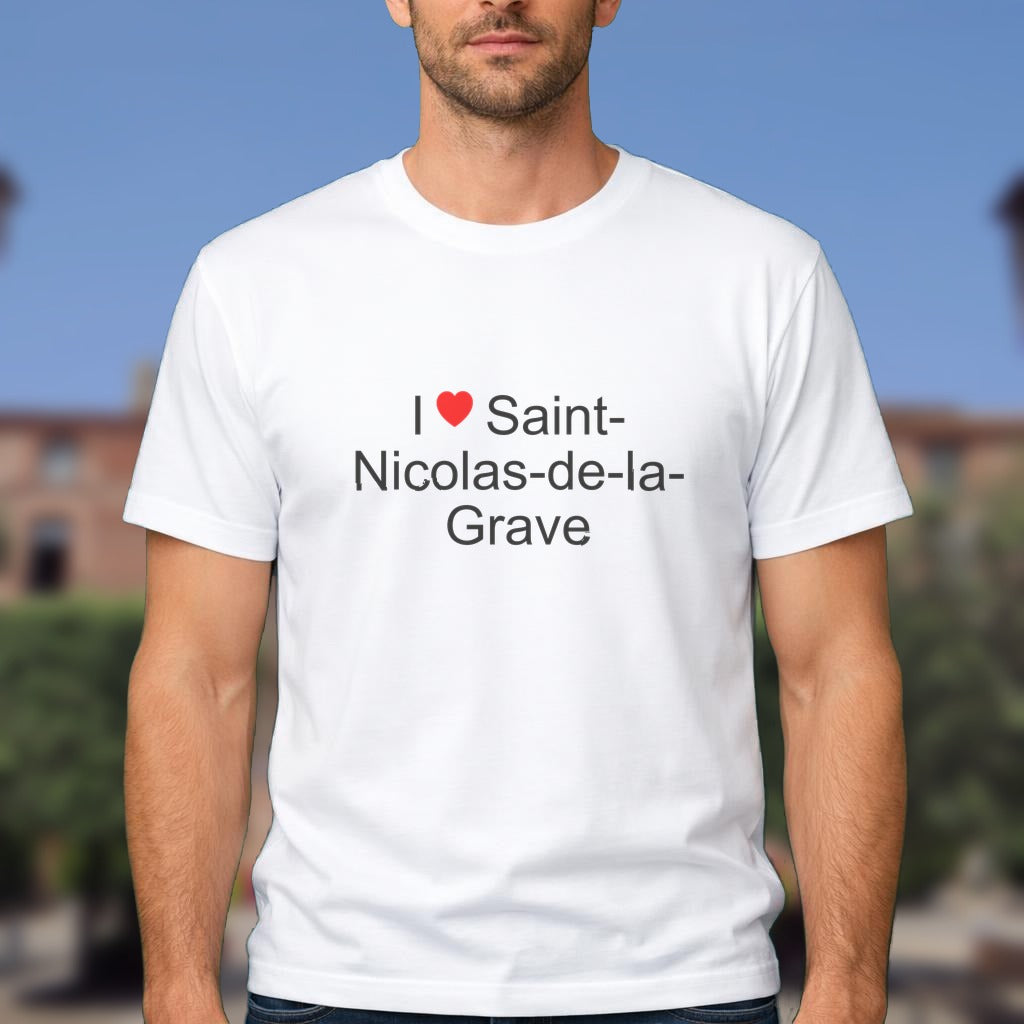 T-shirt I love saint-nicolas-de-la-grave
