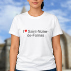 T-shirt I love saint-nizier-de-fornas