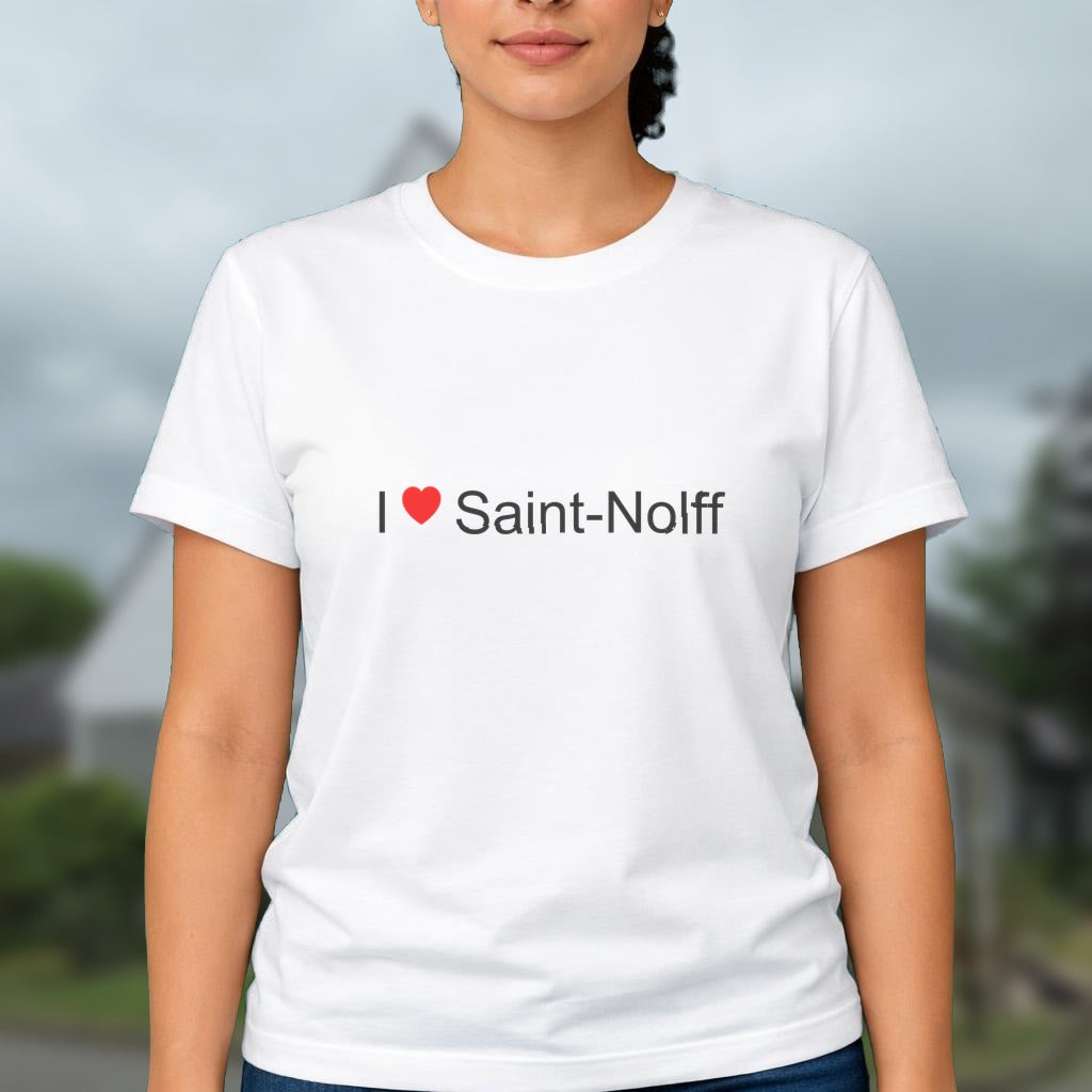 T-shirt I love saint-nolff