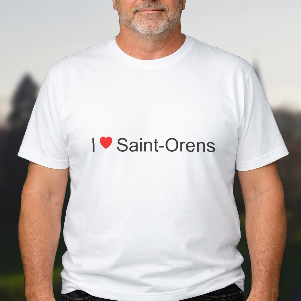 T-shirt I love saint-orens