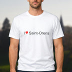 T-shirt I love saint-orens