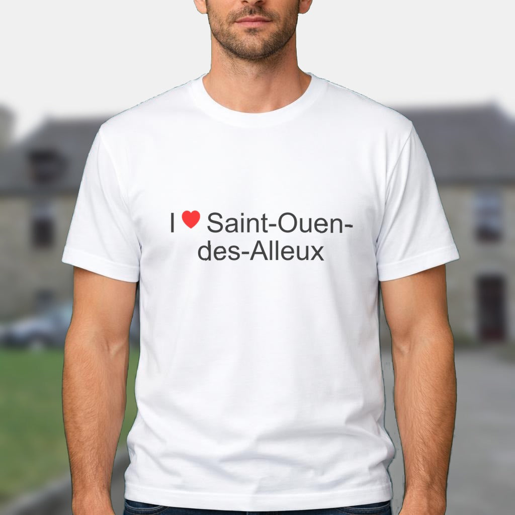 T-shirt I love saint-ouen-des-alleux