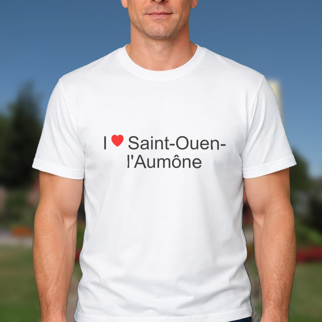 T-shirt I love saint-ouen-l'aumône