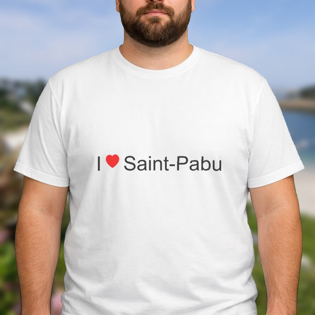 T-shirt I love saint-pabu