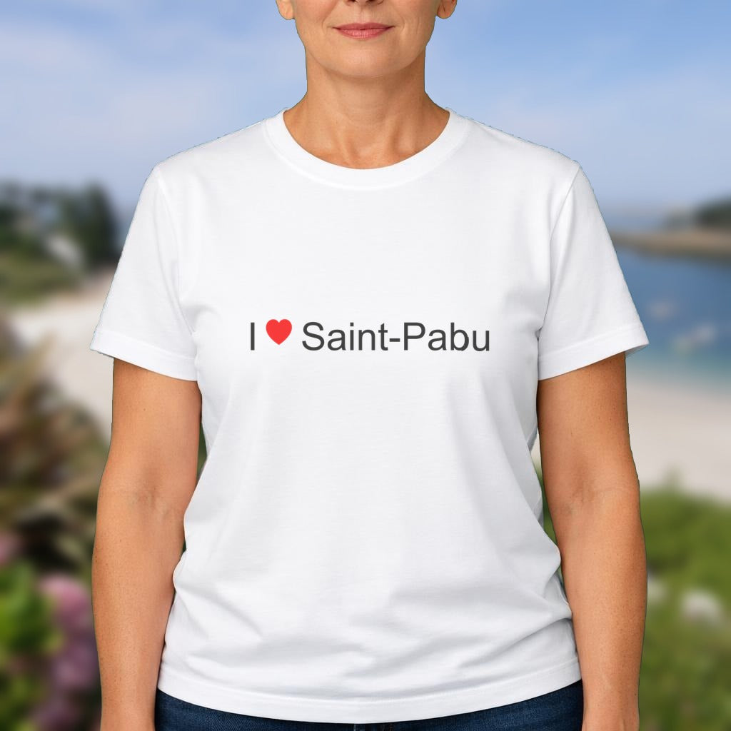 T-shirt I love saint-pabu