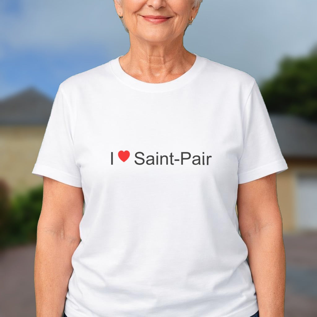 T-shirt I love saint-pair