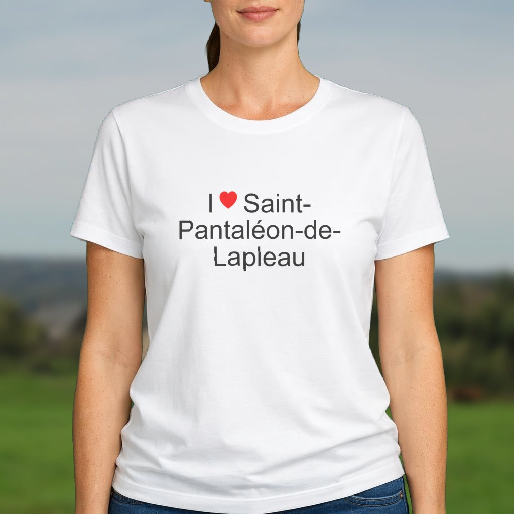T-shirt I love saint-pantaléon-de-lapleau