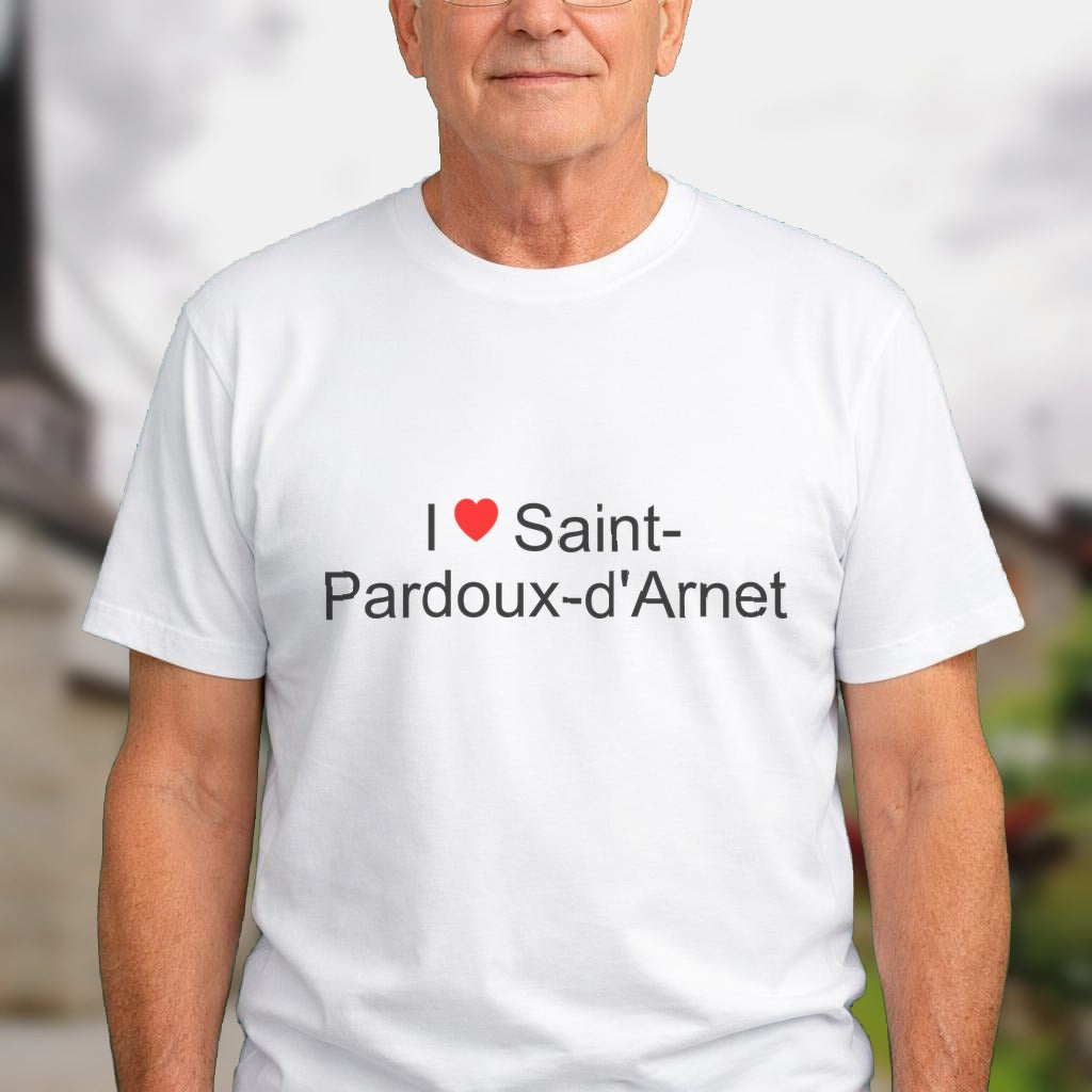T-shirt I love saint-pardoux-d'arnet