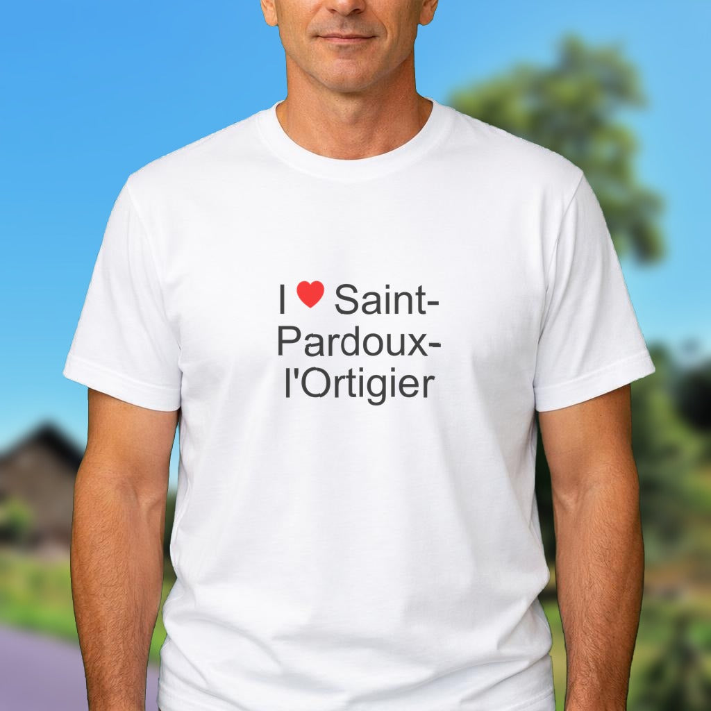 T-shirt I love saint-pardoux-l'ortigier