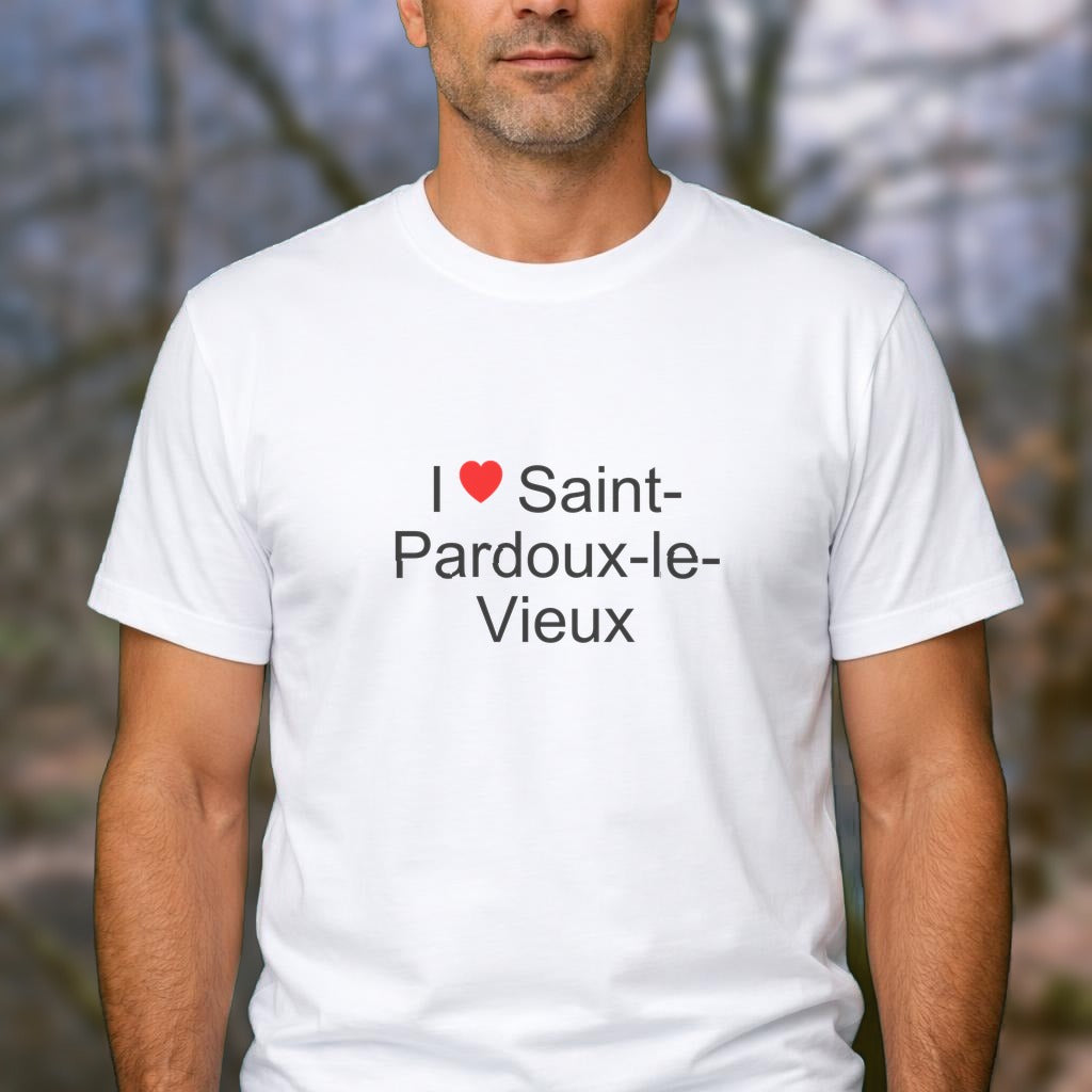 T-shirt I love saint-pardoux-le-vieux