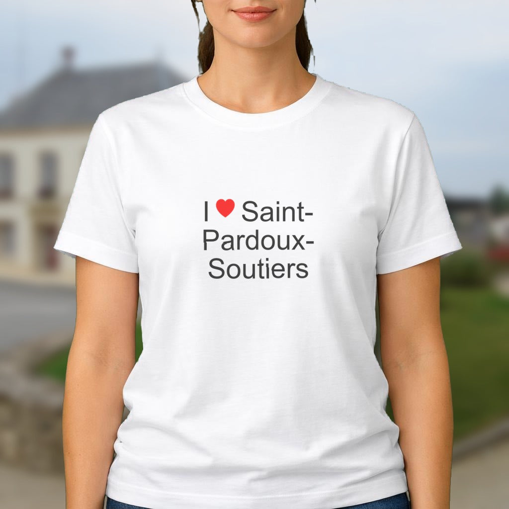 T-shirt I love saint-pardoux-soutiers