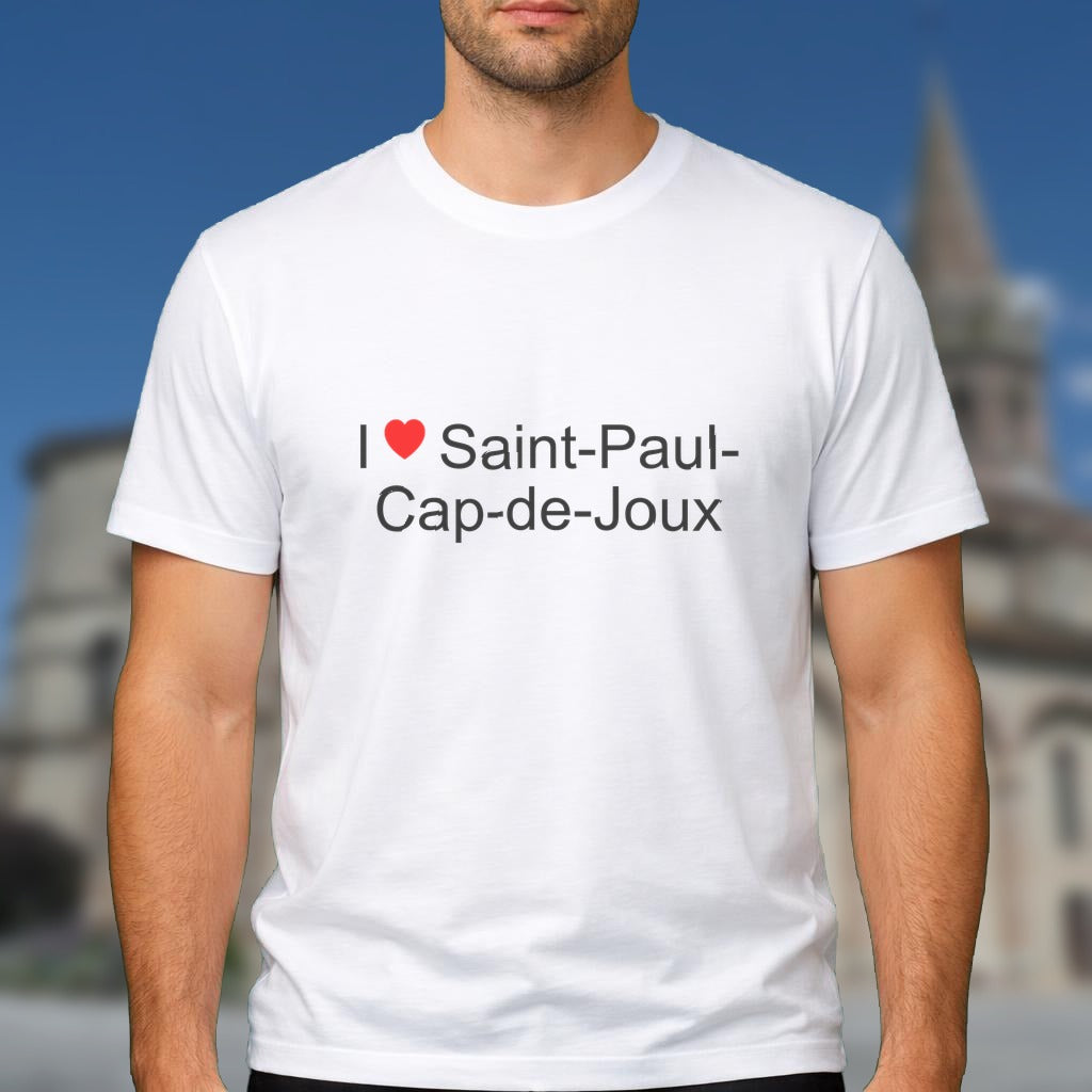T-shirt I love saint-paul-cap-de-joux