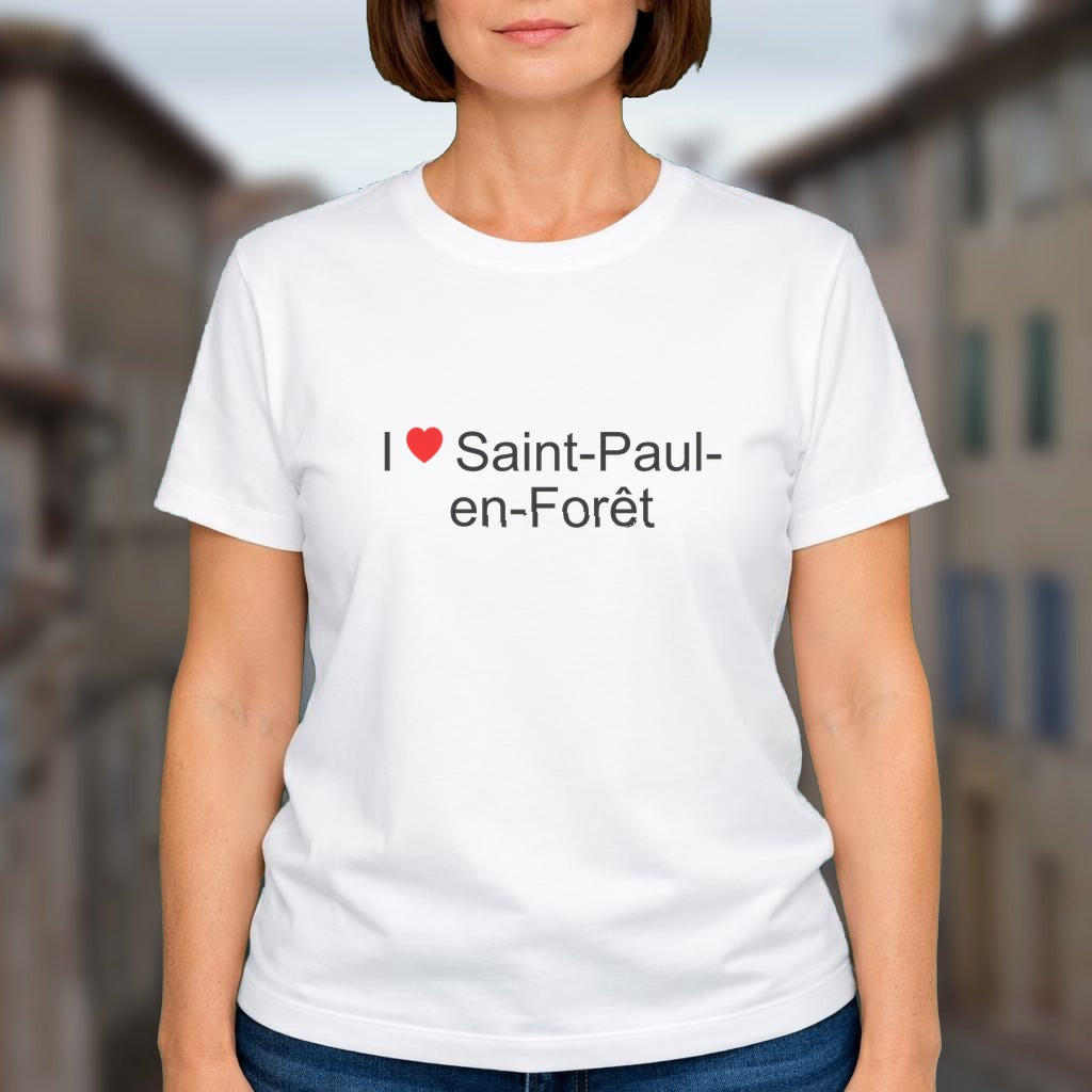 T-shirt I love saint-paul-en-forêt