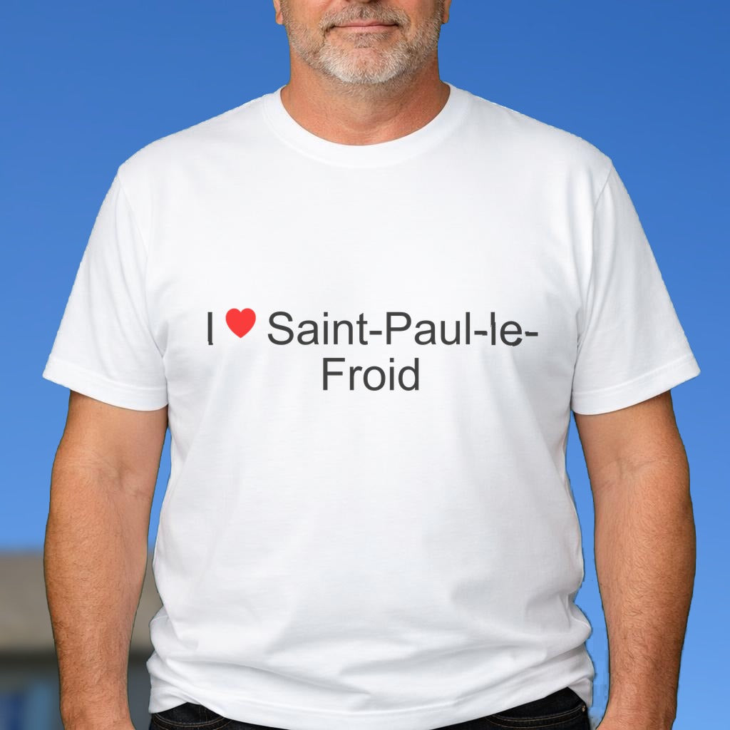 T-shirt I love saint-paul-le-froid