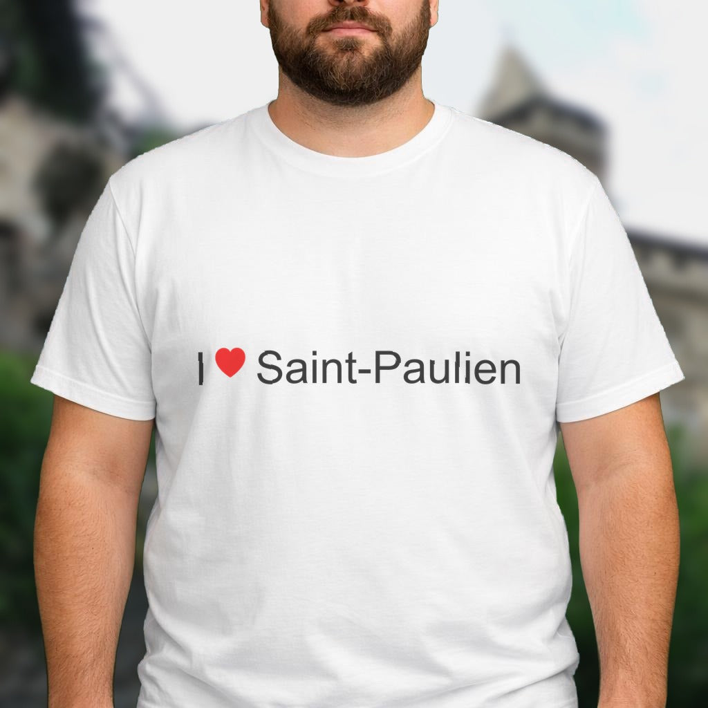 T-shirt I love saint-paulien