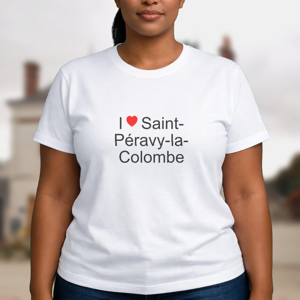 T-shirt I love saint-péravy-la-colombe