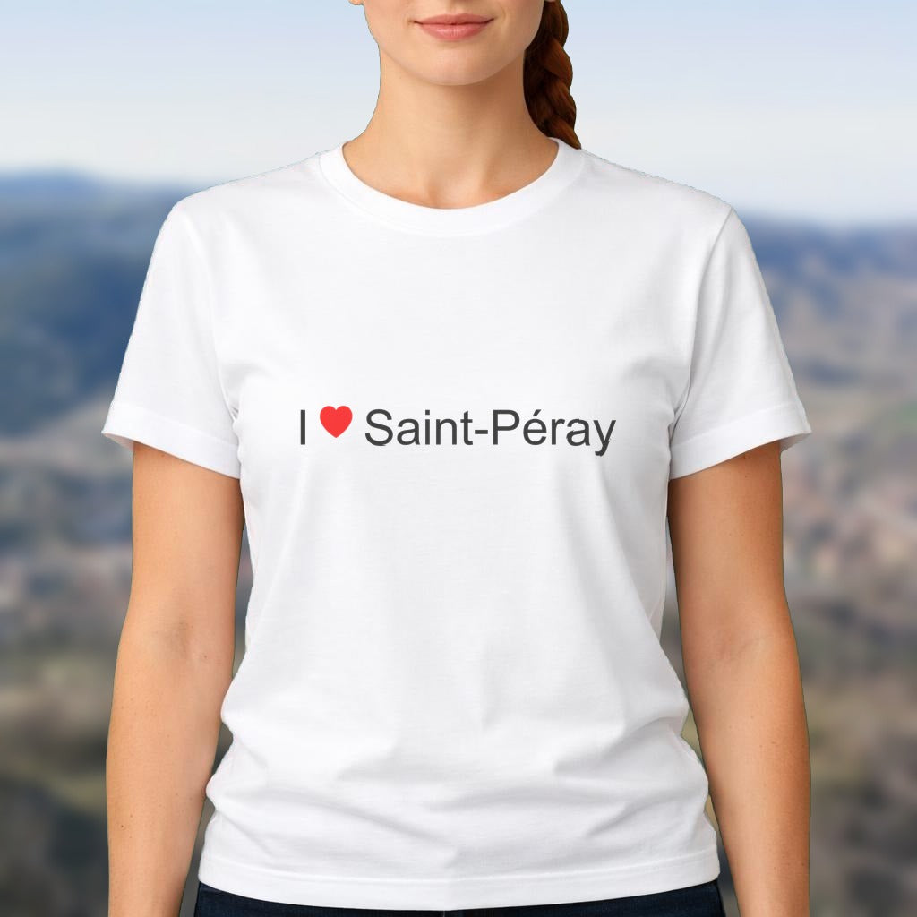 T-shirt I love saint-péray