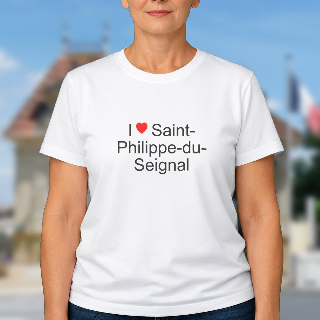 T-shirt I love saint-philippe-du-seignal
