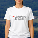 T-shirt I love saint-pierre-de-curtille