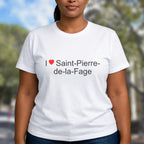 T-shirt I love saint-pierre-de-la-fage