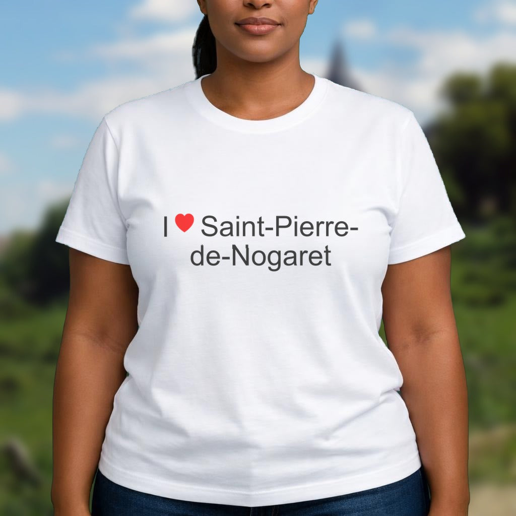 T-shirt I love saint-pierre-de-nogaret