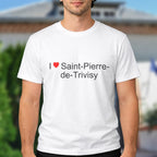 T-shirt I love saint-pierre-de-trivisy