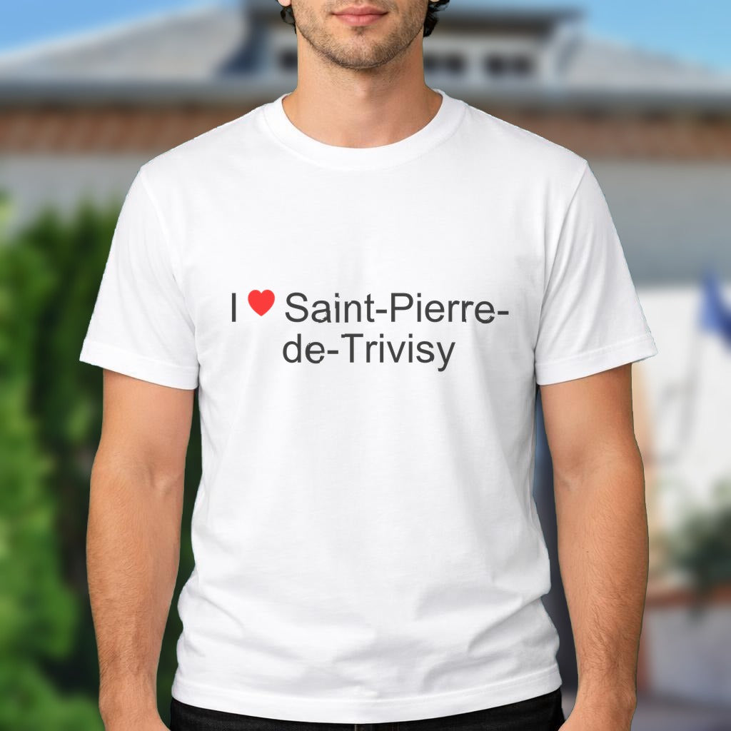 T-shirt I love saint-pierre-de-trivisy