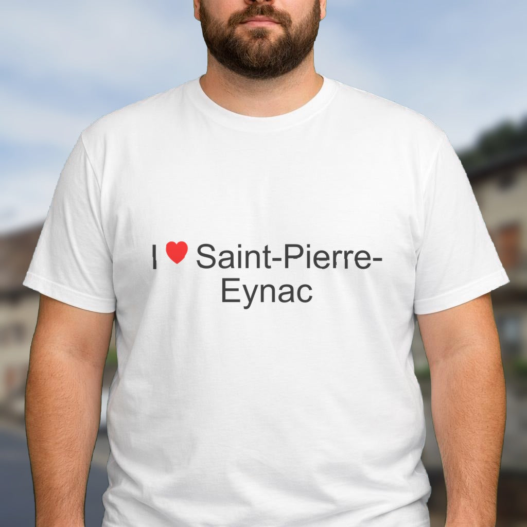 T-shirt I love saint-pierre-eynac