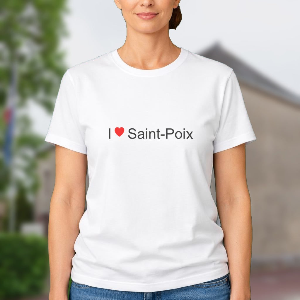 T-shirt I love saint-poix