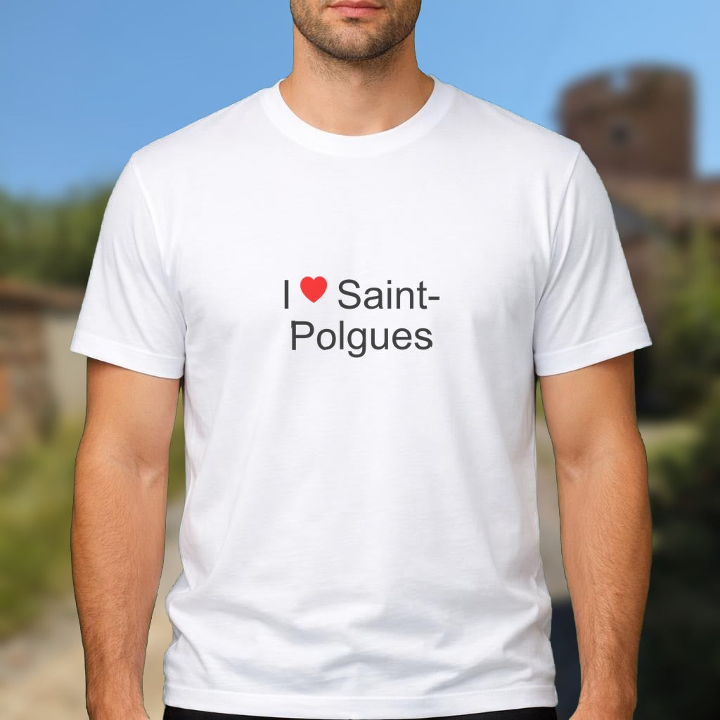 T-shirt I love saint-polgues