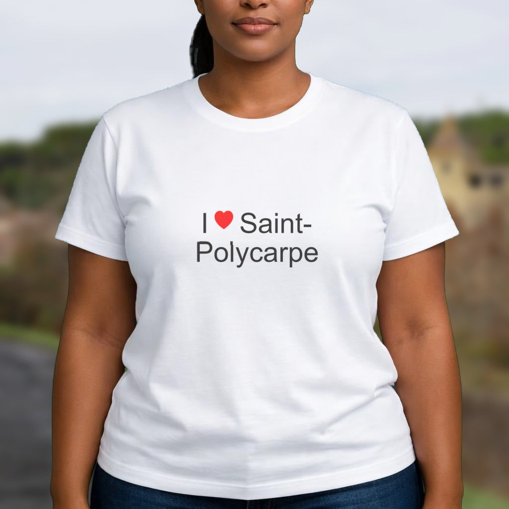 T-shirt I love saint-polycarpe