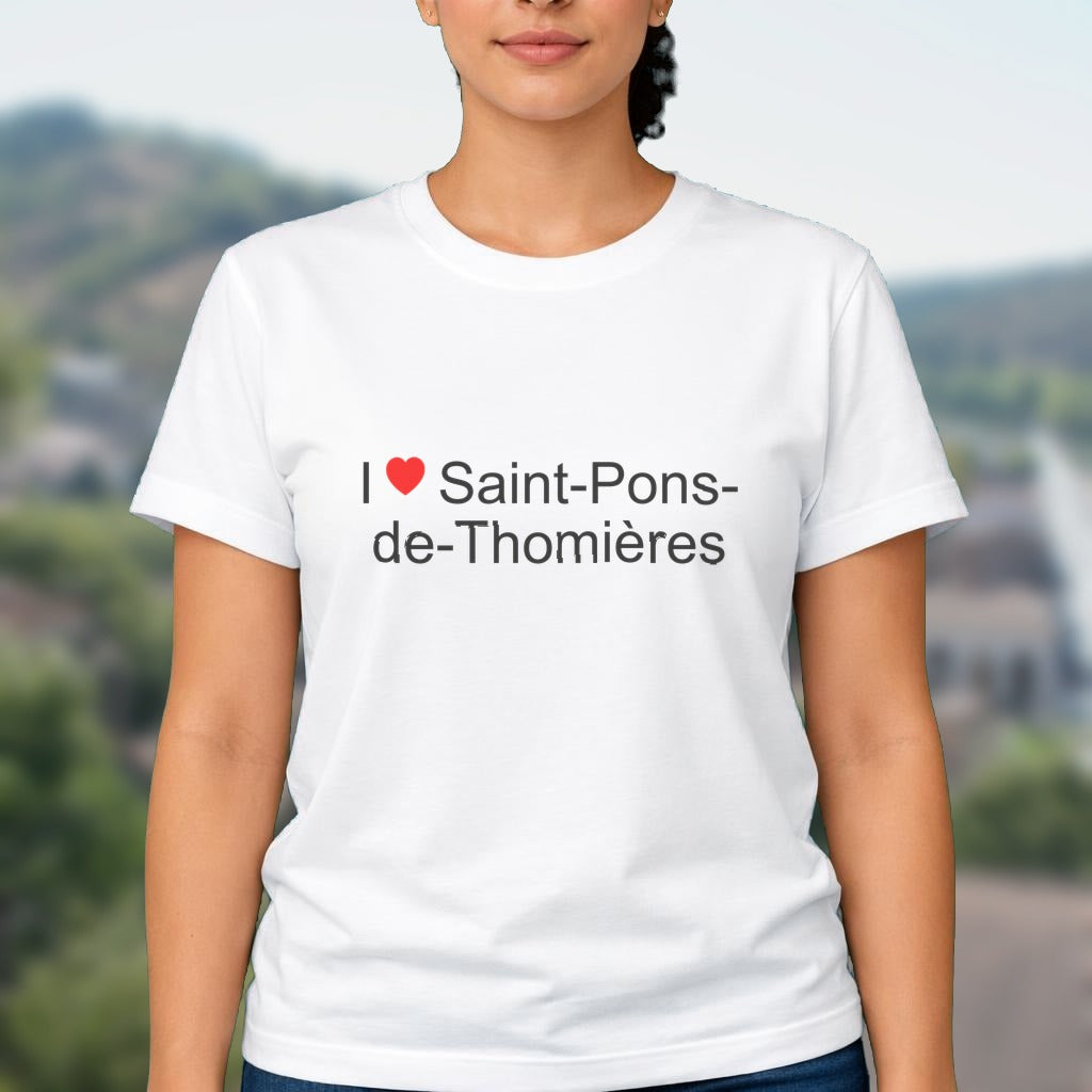T-shirt I love saint-pons-de-thomières