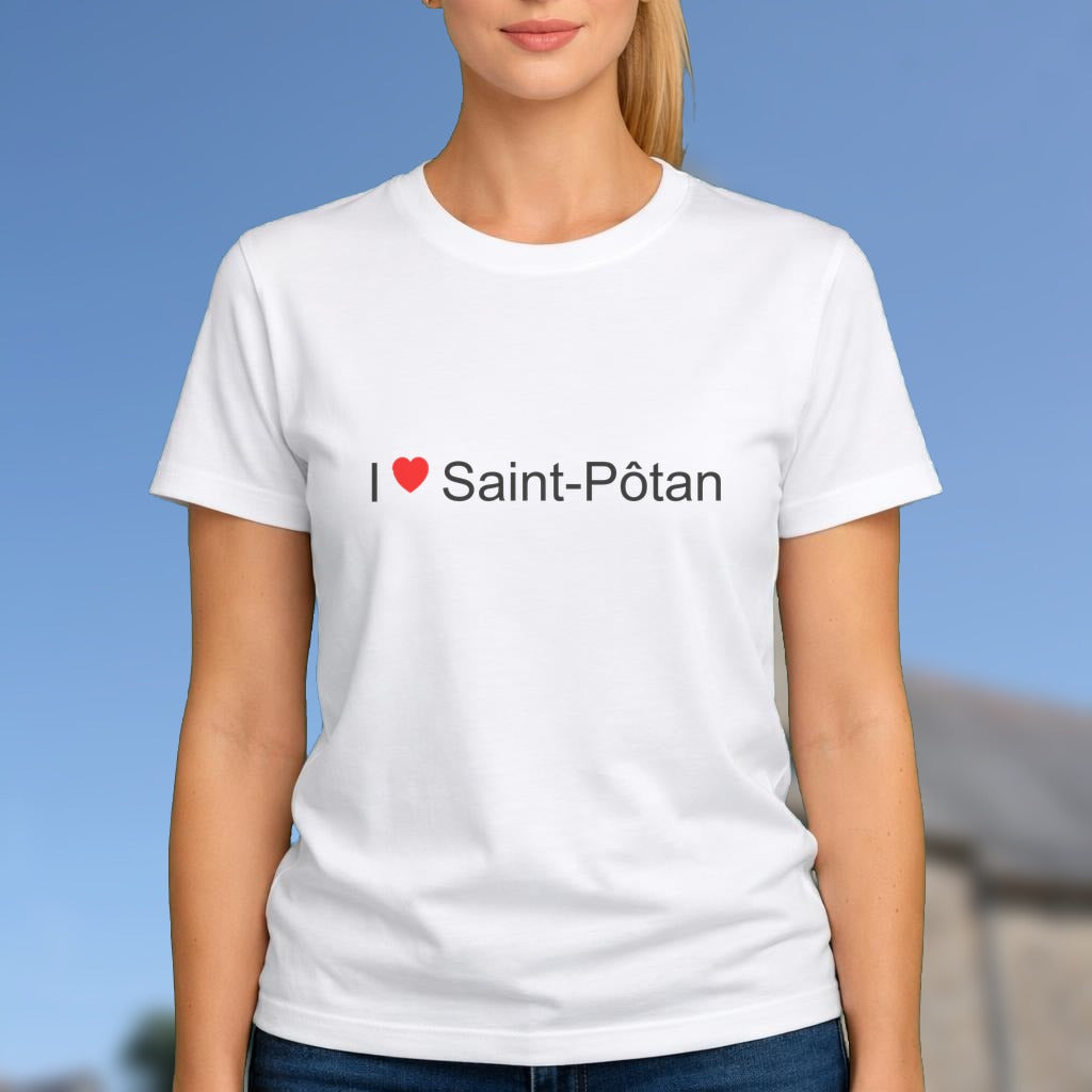 T-shirt I love saint-pôtan