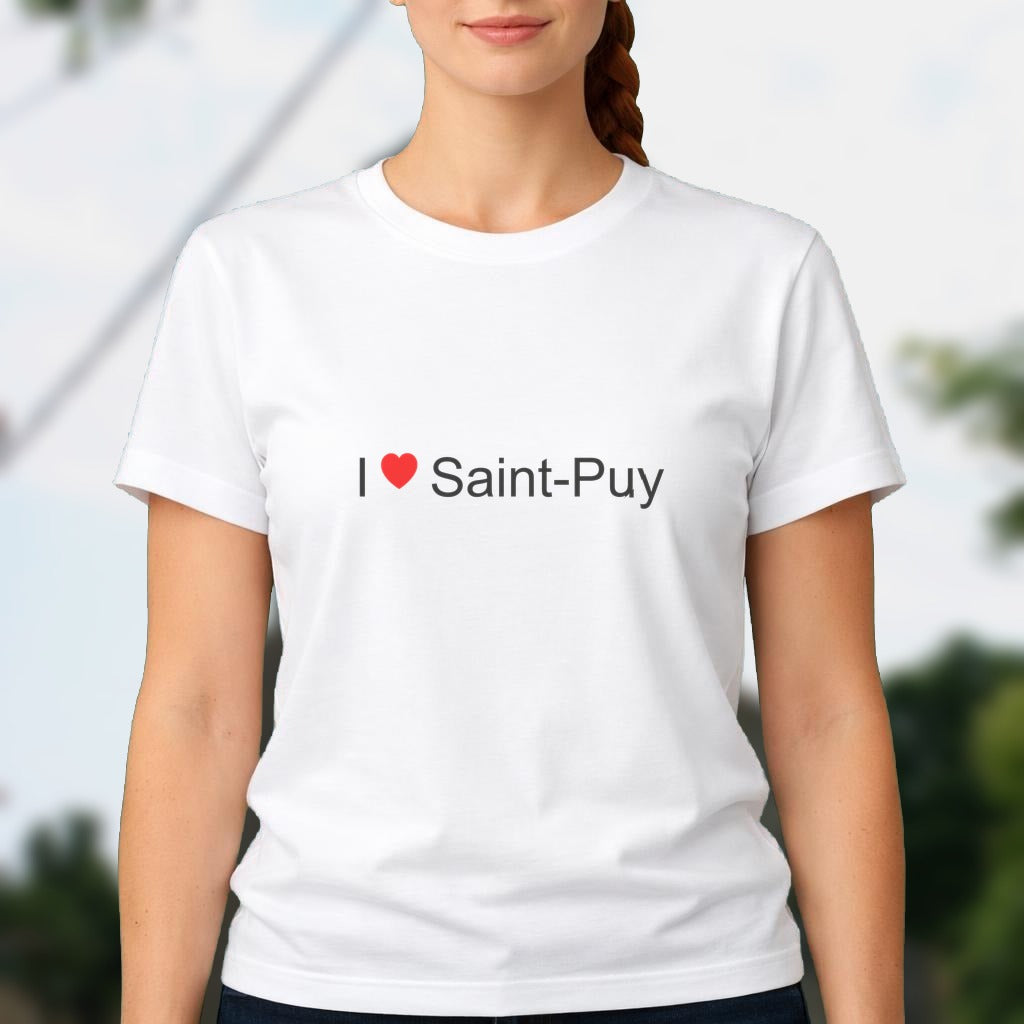 T-shirt I love saint-puy