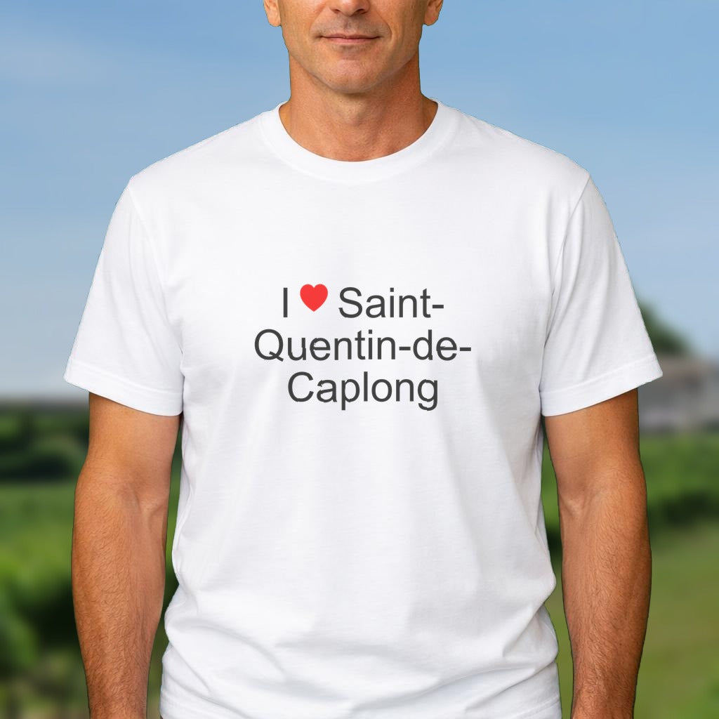 T-shirt I love saint-quentin-de-caplong