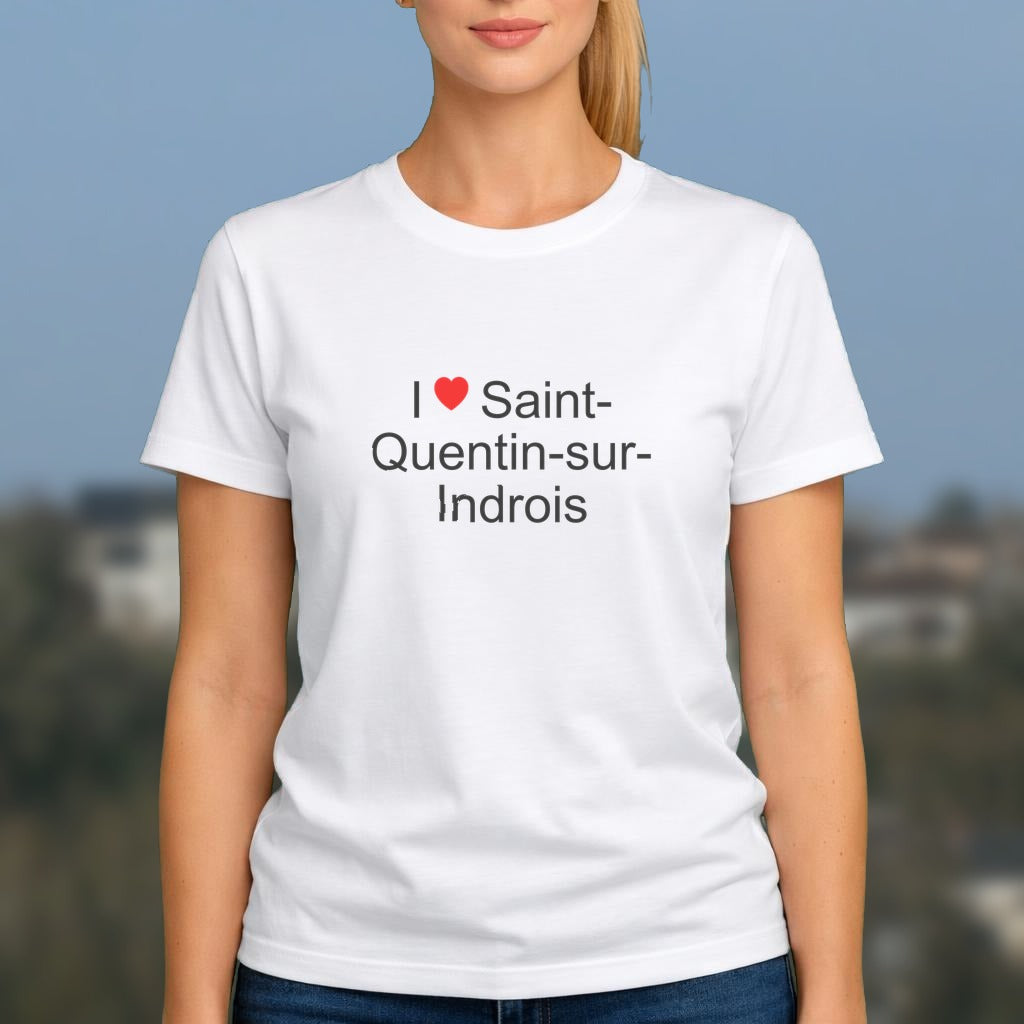 T-shirt I love saint-quentin-sur-indrois