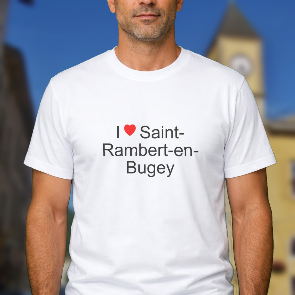 T-shirt I love saint-rambert-en-bugey
