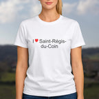 T-shirt I love saint-régis-du-coin