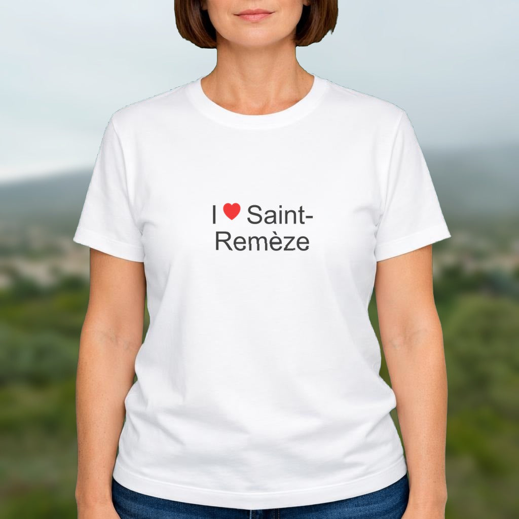 T-shirt I love saint-remèze