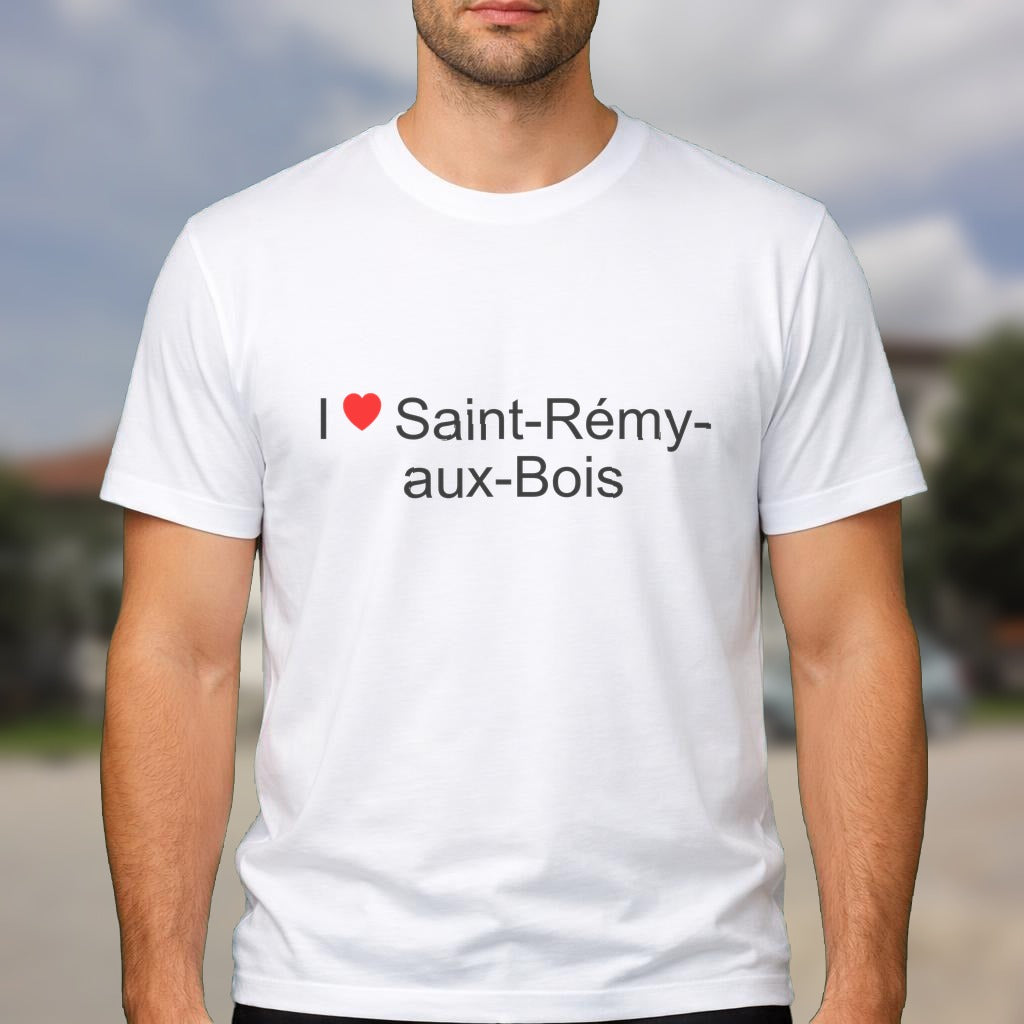 T-shirt I love saint-rémy-aux-bois