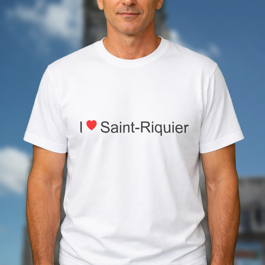 T-shirt I love saint-riquier