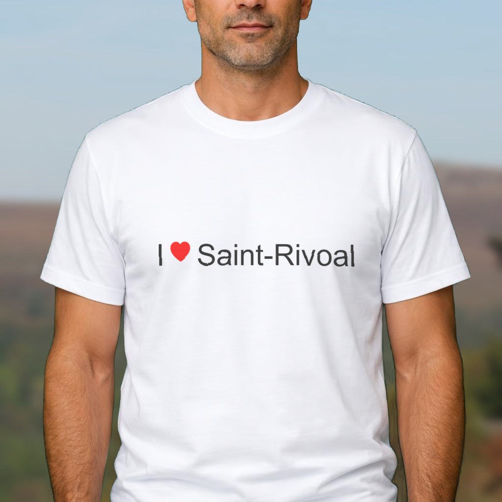 T-shirt I love saint-rivoal
