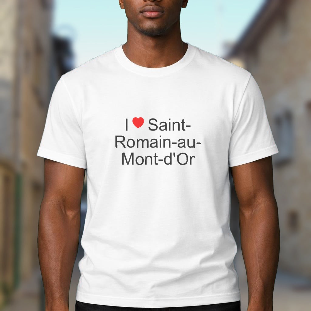T-shirt I love saint-romain-au-mont-d'or