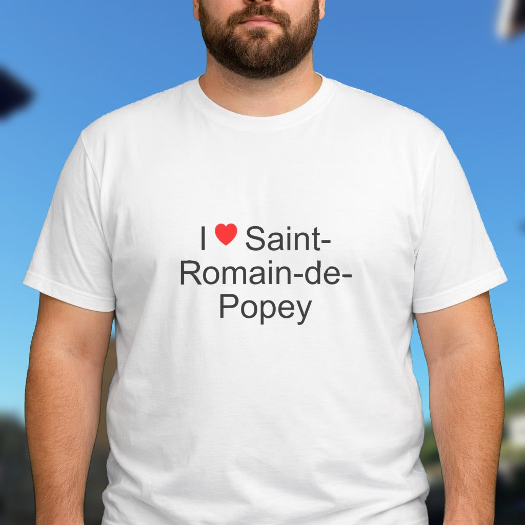 T-shirt I love saint-romain-de-popey