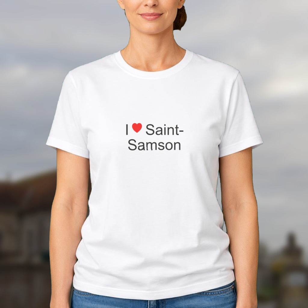 T-shirt I love saint-samson